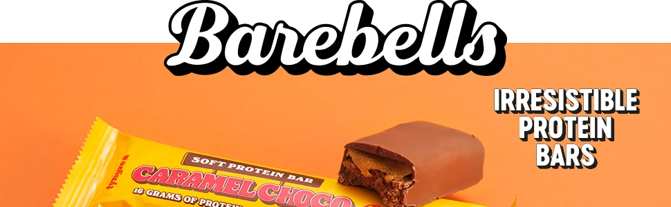 Barebells Protein Bars | 16g protein low carb chocolate bars | after workout low calorie snacks 12 x 55g (Soft Bars Caramel Choco) - protein bar barebells healthy snacks protein bars post workout protein snacks