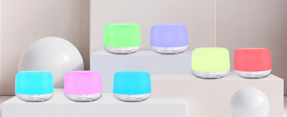 300ML Essential Oil Diffuser Electric Aroma Diffuser with Remote Control 4 Timers 7 LED Color Changing Lights and Waterless Auto-Off Design Cool Mist Air Diffuser for Room Bedroom Home White Wood Grain - product information 13