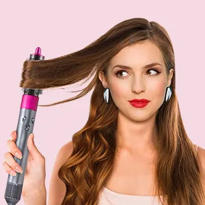 Round Volumizing Brush for Dyson for Airwrap HS01/HS05 Attachment Part No.969489-01 970750-01 for Limp Flat Hair - round brush