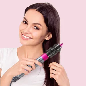 Round Volumizing Brush for Dyson for Airwrap HS01/HS05 Attachment Part No.969489-01 970750-01 for Limp Flat Hair - round brush attachment for dyson