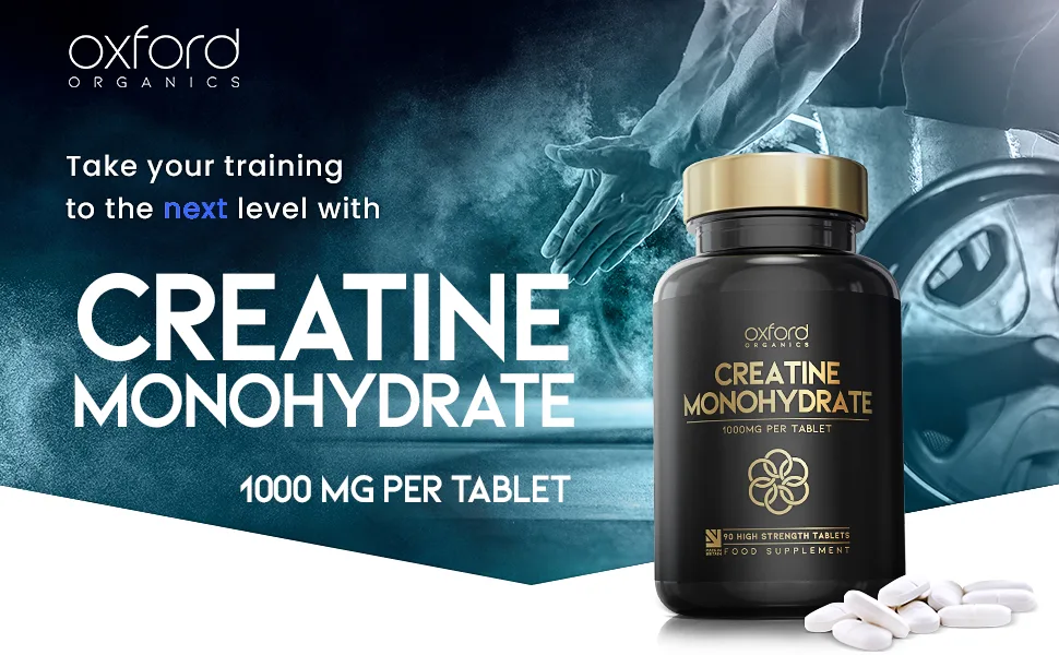 Creatine Monohydrate Tablets 3000mg | 90 Creatine Tablets 30 Servings | Vegan & Keto Friendly Creatine Pills | Gym Supplements for Men & Women | High Potency Bulk Creatine Powder Tablets - creatine monohydrate powder