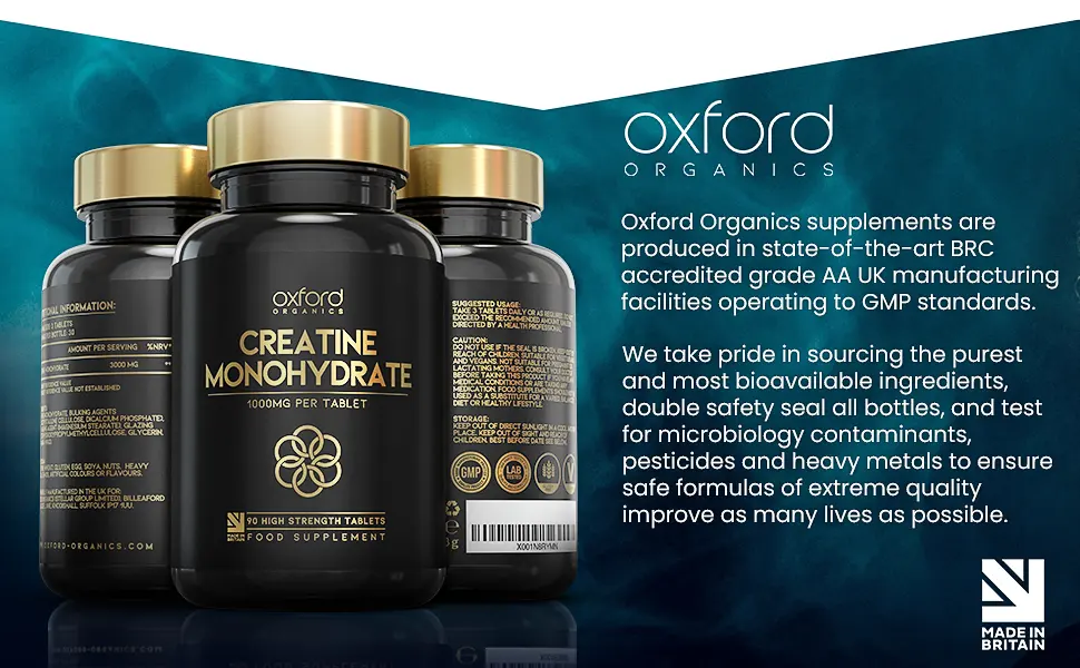Creatine Monohydrate Tablets 3000mg | 90 Creatine Tablets 30 Servings | Vegan & Keto Friendly Creatine Pills | Gym Supplements for Men & Women | High Potency Bulk Creatine Powder Tablets - creatine pills