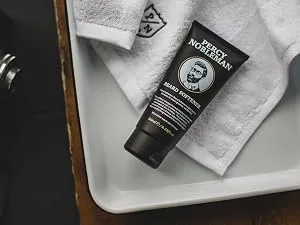 Percy Nobleman Complete Beard Care Kit containing a beard softener scented beard oil beard balm beard wash and folding acetate comb - beard grooming kit kits care beards percy nobleman wash oil moisturiser balm comb moustache mustache
