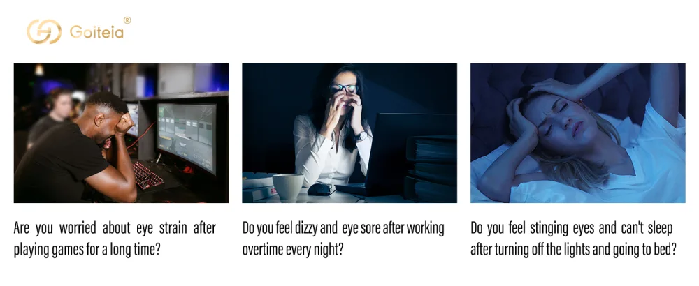 Goiteia Blue Light Blocking Clip On Glasses|Computer and Gaming Clip On Eyeglasses for Better Night Sleep|Anti Eye Strain Nightfall Orange(maximum Blue Light Blocking) Flip Up - Why You Need Goiteia Blue Light Blocking Clip-on