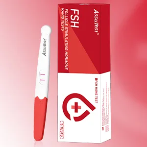 AssuTest Menopause Test Kit for Women Rapid Perimenopause Tests Kits Urine Sample with Results in 5 Mins Self Testing at Home 5 Tests - hormone testing kit women