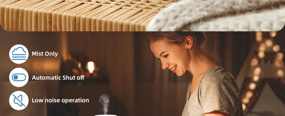 DIFFOFE 300ML Essential Oil Diffuser Cool Mist Air Aromatherapy Oil Diffuser with Remote Control 8 Hour Quiet Electric Home Diffuser 7 LED Light Colors Timer for Small Rooms Bedrooms White Wood Grain - product information 19