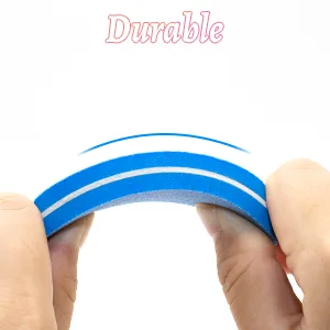 20 Pcs Nail Buffers Nail Buffer Blocks Double Sided 100/180 Grit Nail Block Buffer for Natural Gel Acrylic Nails Durable and Portable Polishing Nail Buffer Manicure Tools(Blue) - nail files buffer