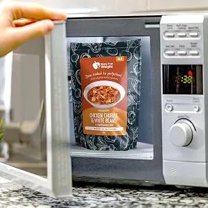 Chicken and Chorizo with White Beans High Protein Ready Meal Chicken & Chorizo 1 - Chicken Chorizo Microwave