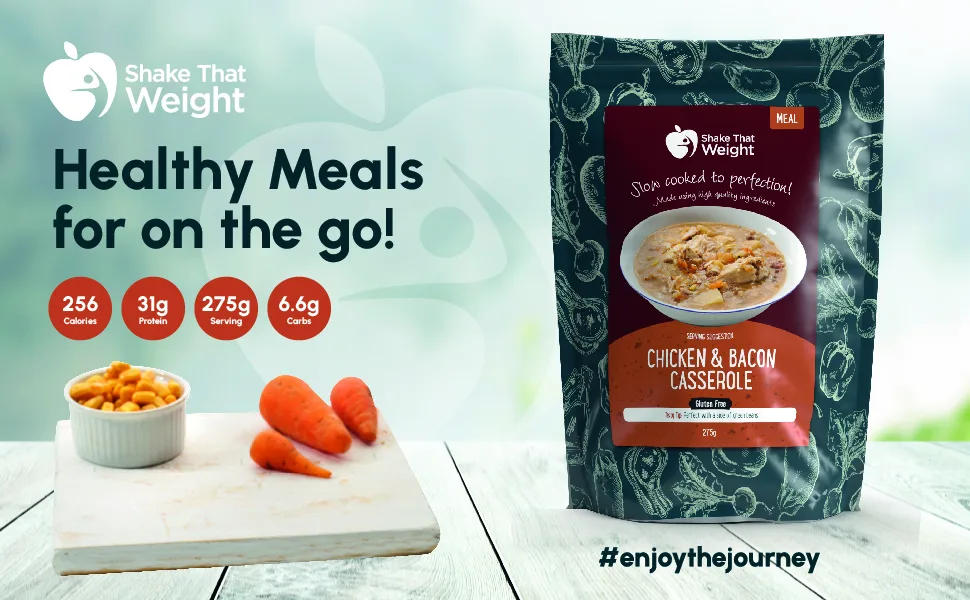 Chicken & Bacon Casserole High Protein Ready Meal | Camping Hiking Gym Chicken & Bacon 1 - Chicken & Bacon Main Banner