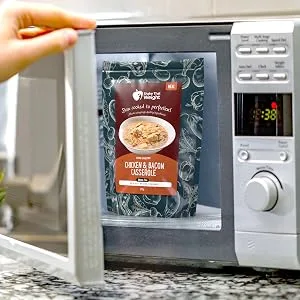 Chicken & Bacon Casserole High Protein Ready Meal | Camping Hiking Gym Chicken & Bacon 1 - Chicken & Bacon - Microwave