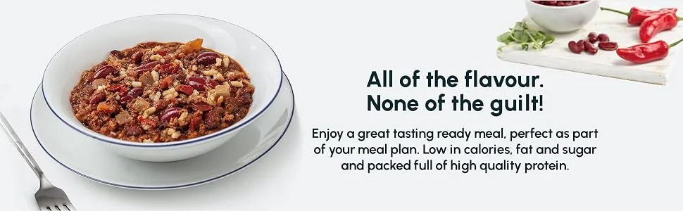 Beef Chilli with Beans High Protein Ready Meal | Camping Hiking Gym Beef Chilli 1 - Smaller Banner