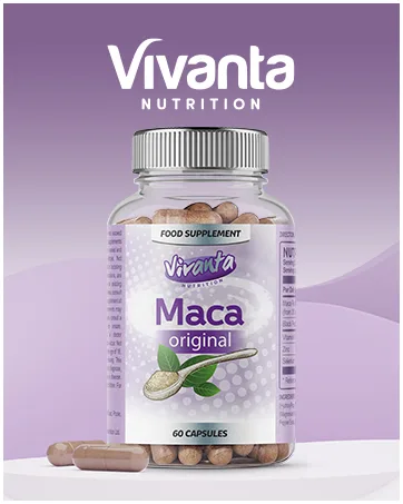 Vivanta Nutrition Maca Original - High Strength Maca - 20 000mg Equivalent per Serving - Vegan Maca Capsules - 1 Month Supply (60 Capsules) - Maca