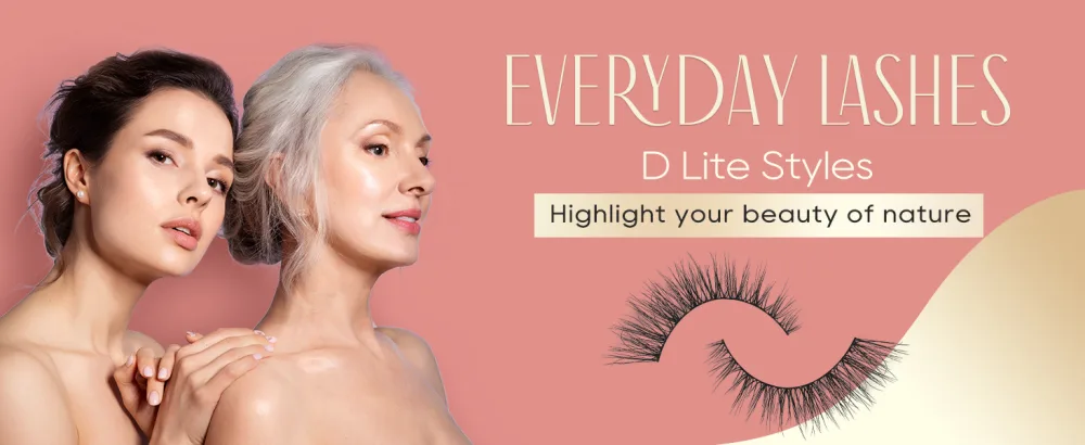 Onlyall Natural Lashes Wispy Lashes Natural Look False Eyelashes Natural Flared Eyelashes False Eye Lashes Soft Fluffy Lashes 7 Pairs D1 D1 Natural (6-13MM) - 222-1