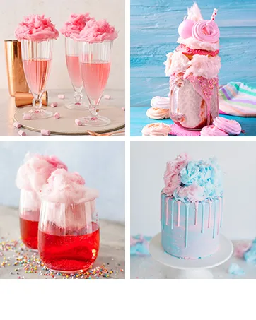 Baking Beauty and Beyond Premium Floss Sugar for Cotton Candy - Cotton Candy Flossing Sugar with Natural Ingredients Perfect for Every Occasion Bulk Floss Sugar 800g - Mango Flavour - Cotton Candy for Birthday Party