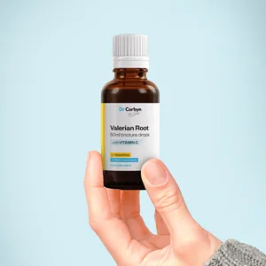 Dr Corbyn Valerian Root + Vitamin C Drops - 50ml | Valeriana Officinalis Tincture Enriched with Vitamin C | Natural Sleep Support Inner Calm | Alcohol Free UK Made - valerian tincture dr corbyn