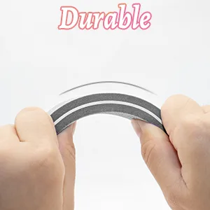 20 PCS Mini Nail Buffer Block for Gel Acrylic Nails Half Moon Nail Files and Buffers Double-Sided Sponge Nail Polish Sanding Buffer Nail(Grey) - nail file