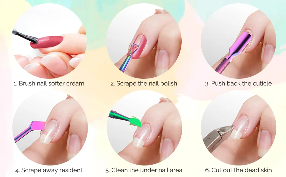 MELODYSUSIE Nail Clippers Tip Cutters for Acrylic False Fake Gel Artificial Nails Rustproof Sharp Professional Manicure Pedicure Trimmer Nail Care Tools (Small C-Colorful) Small C-colorful - nail cilppers