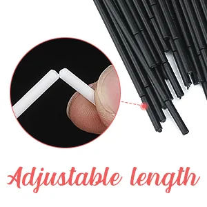 GCQQ 100Pcs Long Tips Micro Brush Applicator - Disposable Eyelash Applicator Bendable Pink Micro Brushes - Micro Lash Lift Brush Applicators - Micro Fibre Lash Brushes for Eyelash Extensions New Pink 100PCS - Adjustable Length Brush