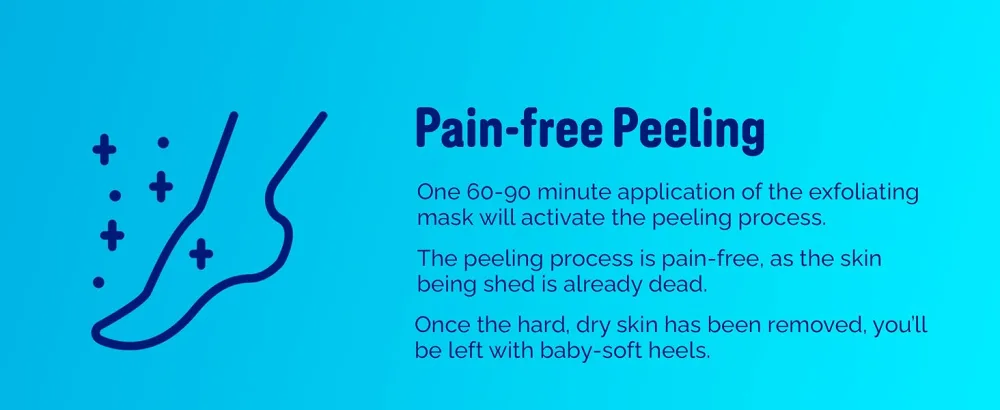 Scholl ExpertCare Exfoliating Heel Peel Foot Mask for Visibly Softer and Smoother Heels Clinically Proven - 1 Pair - dt5-5