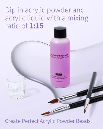 Yokilly Acrylic Nail Kit Acrylic Powder Set with Pink White Clear Colors Professional Acrylic Nail Kits Set White Clear Pink-2 - product information 4