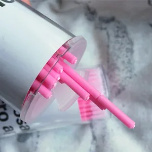 G2PLUS Micro Applicators Brushes with Longer Tips - 200PCS Disposable Microfibre Brushes Eyelashes - Pink Lash Lift Micro Applicators - Eyelash Extension Swabs for Eyelashes Extensions Crafting 200 PCS Pink - Lash Lift Micro Applicators