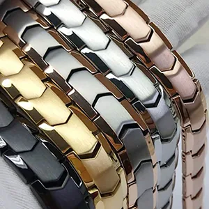 Men's Magnetic Bracelets Pure Titanium (Light) Double Powerful Magnet Bracelets Eliminate Static Electricity (Silver Magnetic Bracelet) - product information 20