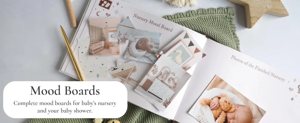 Pregnancy Journal and Memory Book Gift Pregnancy Diary for Expecting New Mums - Includes Calendar Scrapbook Checklist and Organiser (Teddy Bear) - pregnancy planner