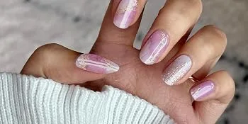 by Taptap London - Semi Cured Gel Nail Strips (Pepper Gin) - rose quartz
