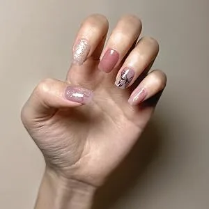 by Taptap London - Semi Cured Gel Nail Strips (Lychee) - BUTTERFLY