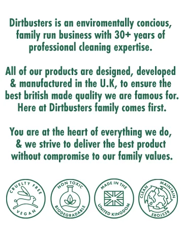 Dirtbusters Pro Carpet Cleaner Shampoo Solution Deep Clean & Protect For A Professional Clean With Stain Protection Technology & Odour Treatment (5L) - dirtbusters eco cleaning products non toxic carpet cleaner shampoo