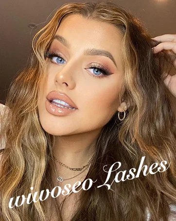 wiwoseo Brown Lash Clusters Colored Lashes Cluster Extensions Individual Brown Eyelashes Cluster Natural Wispy Lash Clusters DIY Eyelash Extensions for Beginners Y-cluster lashes 8-12MM - product information 10