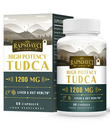 Ultra Strength TUDCA (1200mg Per Serving) 60 Capsules - Tauroursodeoxycholic Acid Liver Support Supplement Enhances Proper Bile Production Boosts Digestion and Immune System Support 60 count (Pack of 1) - Rapsdayci