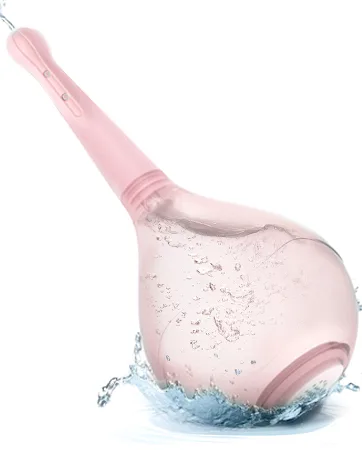 Enema Kit Colonic 224ML Transparent Enema Kit for Colon Cleansing Reusable Home Enema Kit with Soft Nozzle Douche Kit for Constipation Men Women White - product information 2