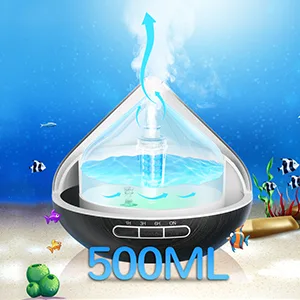 Diffusers 500ML with 8 Essential Oils Set Aromatherapy Diffusers Air Freshener Humidifiers with Remote Control 4 Timer and Waterless Auto-Off Cool Mist Humidifiers for Bedroom - B09WYMD5XM