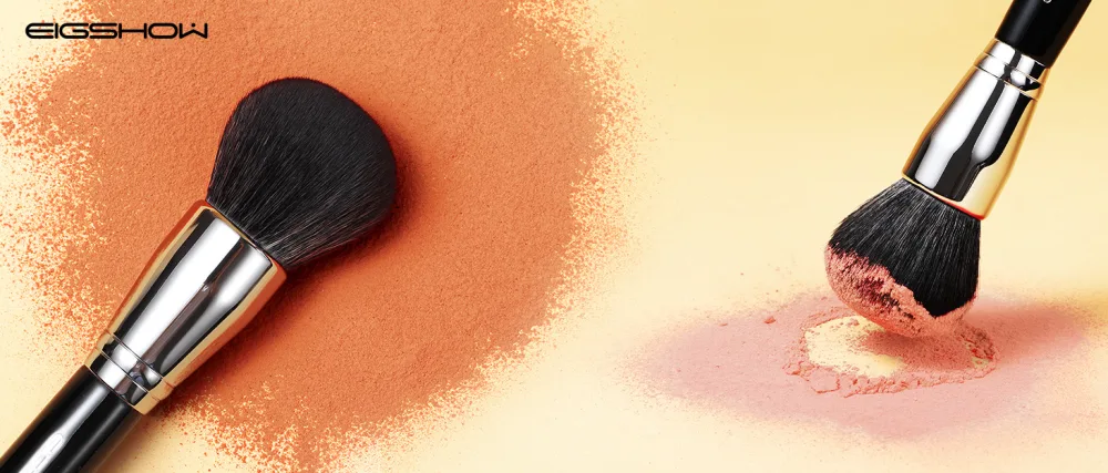 EIGSHOW Powder Makeup Brush Large Powder Brush Suitable For Setting Powder Buffing Blending Sculpting Foundation Blush(F512) - product information 1