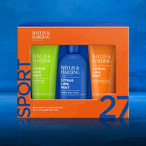 Baylis & Harding Citrus Lime & Mint Men's Invigorating Shower Trio Gift Set (Pack of 1) - Vegan Friendly - Lifestyle IMage