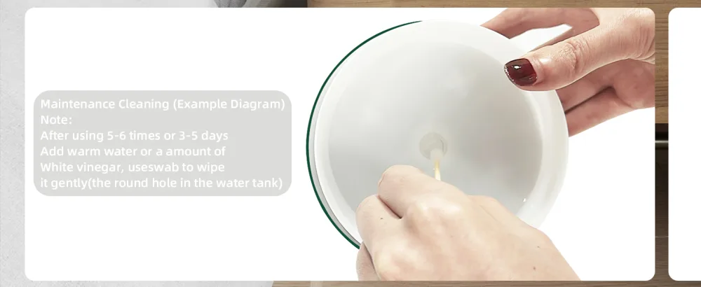 DIFFOFE 300ML Essential Oil Diffuser Small Aromatherapy Air Diffuse with Remote Control Electric Aroma Humidifier 8 Hours Quiet Operation 7 LED Color Night Lights Timer (Green) - product information 15