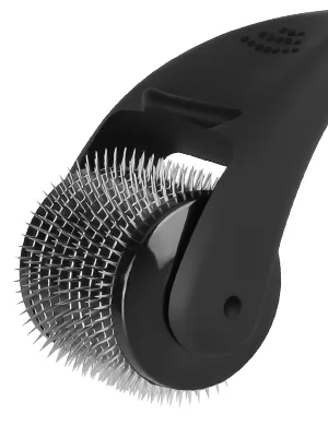 Dr.roller Derma Roller Hair Growth Men Beard Roller Microneedling Roller for Growth 540 0.5mm Titanium Micro Needles Beard Growth Roller Derma Roller 0.5mm for Stimulate Beard and Hair Growth - beard growth