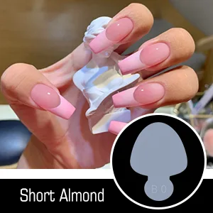 BNG 288 Pcs Dual Nail Forms Poly Nail Tips Extension 8 * 24 Dual Forms & 4 * 24 Stickers Transparent Acrylic Gel Dual Forms with Full Coverage 12 Sizes DIY Nail Art Salon Tool Mold Q-B - dual forms french forma sticker