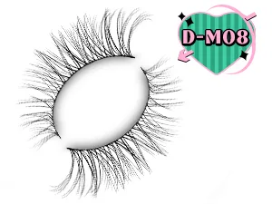 Eyelashes Mink Fluffy Eyelashes Natural Look False Lashes Wispy Natural Lashes Volume Lashes Cat Eye Lashes 7 Pairs D12 D12 Flirty-13mm - Mink Lashes Full Volume Lashes Natural Look like kiss lashes