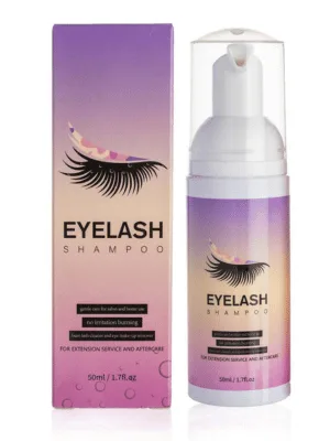 Tongyend Lash Shampoo for Lash Extensions Eyelash Extension Cleanser Lash Cleanser for Extensions with Brushes Eyelash Extension Shampoo for Eyelashes Extension Remover Salon & Home Use (2pc) Lash Shampoo-2pc - Eyelash Extension Cleanser
