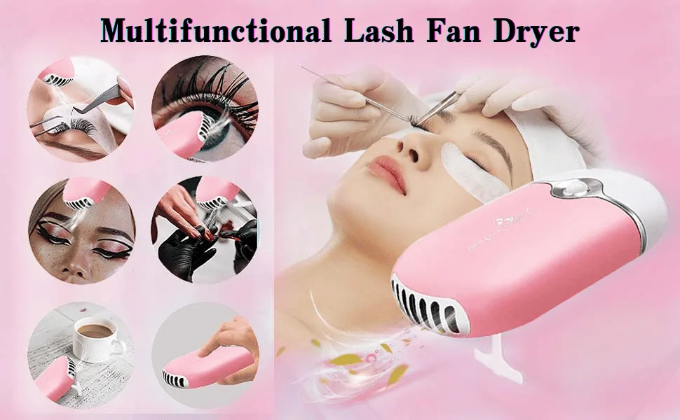 Tongyend Lash Shampoo for Lash Extensions Eyelash Extension Cleanser Lash Cleanser for Extensions with Brushes Eyelash Extension Shampoo for Eyelashes Extension Remover Salon & Home Use (2pc) Lash Shampoo-2pc - Lash Shampoo for Brush with Cap USB Fan Mascara Wash Bottle Reusable