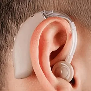 JD Health Tech | Hearing Amplifier Rechargeable Digital Personal Sound Amplifier Devices for Adults BTE Single - Behind The Ear Hearing Amplifier