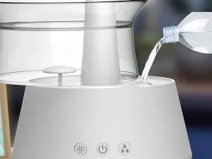 Diffuserlove Rain Cloud Humidifier Diffuser Water Drip Humidifier with Remote Waterfall Lamp Mushroom Humidifier Rain Sounds White Noise Humidifier Air Humidifiers for Bedroom Desk - humidifier