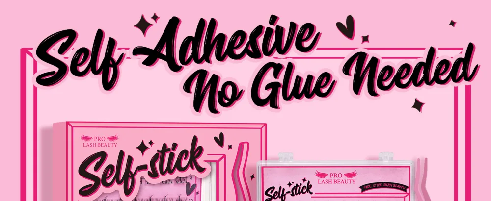 Self Adhesive Eyelashes 40Pcs Lash Clusters Self Stick Lashes Reusable Self-adhesive Lashes No Glue Cluster Lashes Easy for Use(Cacti D-8-16mix) 8-16 mix Cacti - Self Adhesive Eyelashes