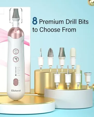 Eletorot Nail Drill Bits for AOL02 Manicure and Pedicure Set Electric Nail File Replacement for Thinning Thick Fingernails Toenails and Removing Calluses Dead Skin Attachments - product information 8
