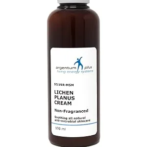 argentum plus - Silver-MSM Lichen Planus Cream Non-Fragranced 100ml | For skin prone to Lichen Planus - Silver-MSM LP Cream Non-Fragranced