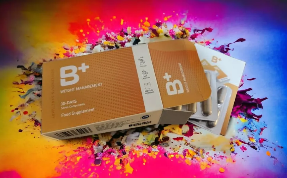 B+ Weight Managment 30 Capsules 30 Days Supply Supplements Sanctuary - bnnnn