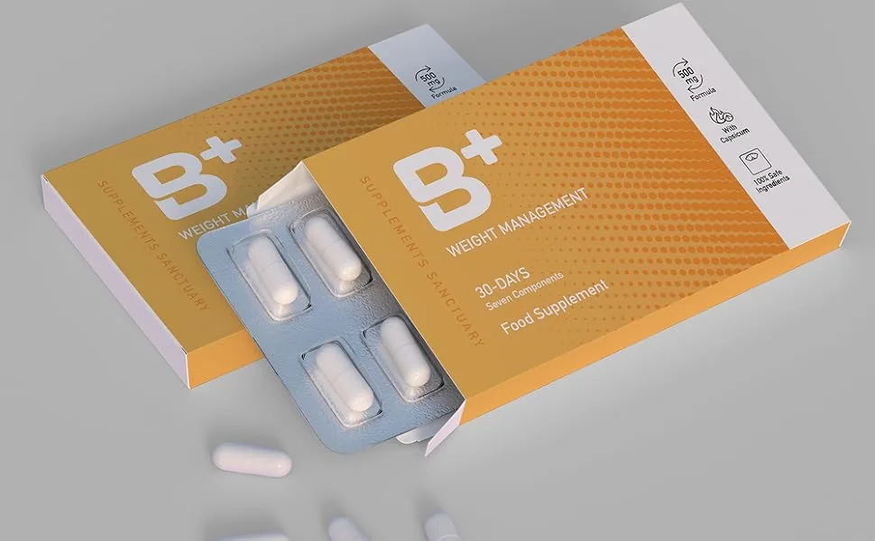 B+ Weight Managment 30 Capsules 30 Days Supply Supplements Sanctuary - bnnnnnn