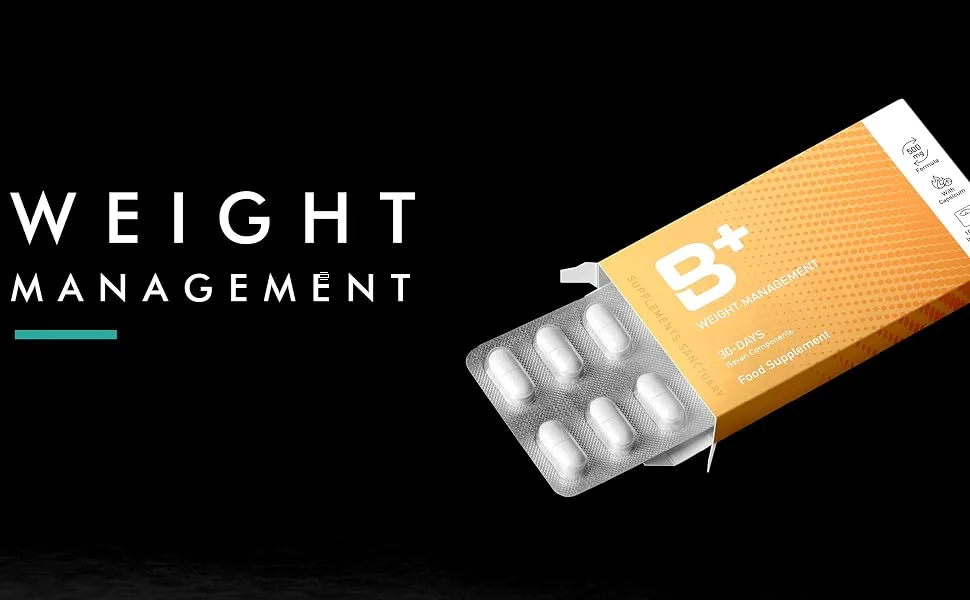B+ Weight Managment 30 Capsules 30 Days Supply Supplements Sanctuary - product information 16